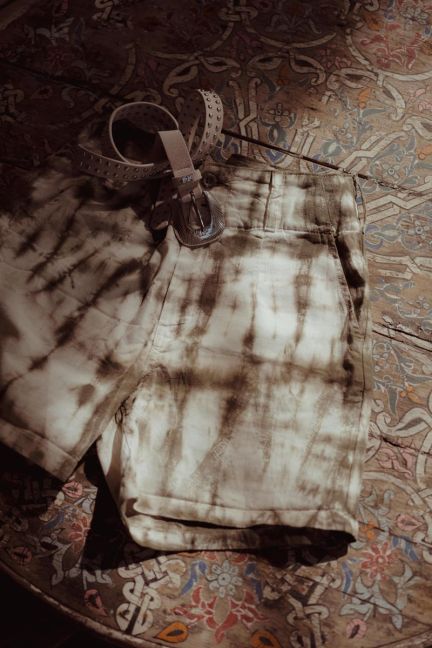 Short Sydney tie and dye kaki