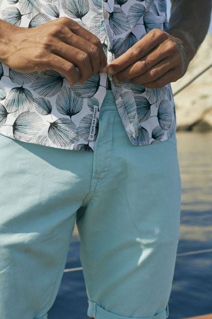 Bermuda Jogg Bodo bleu turquoise 