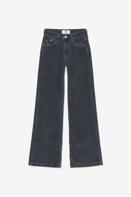 Jeans flare Fancy velours anthracite 
