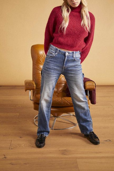 Pull Streetgi framboise chiné