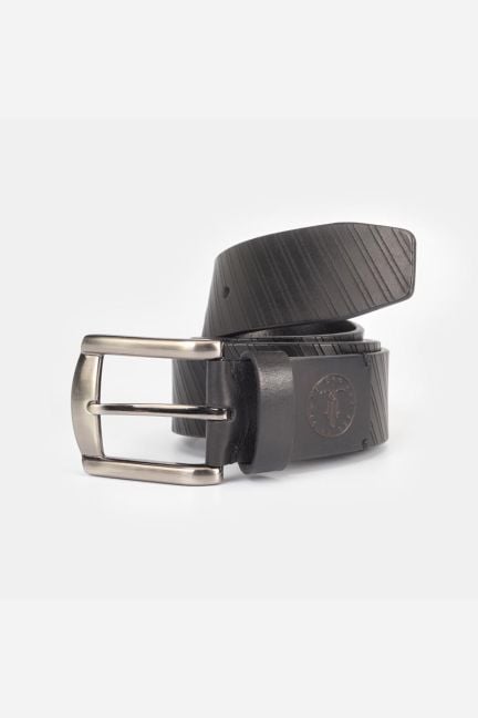 Ceinture Libar en cuir noir