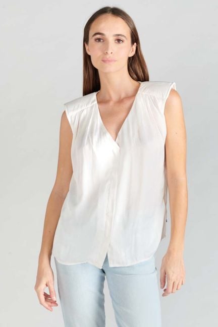 Top Missou en jacquard crème