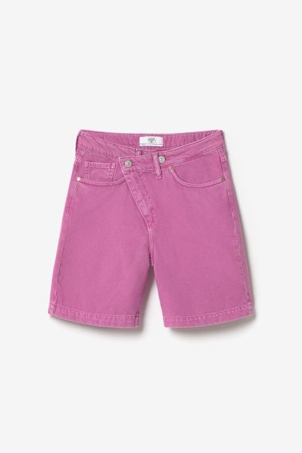 Bermuda Casa en jeans violet rose