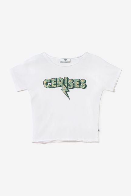 T-shirt Rokigi blanc imprimé