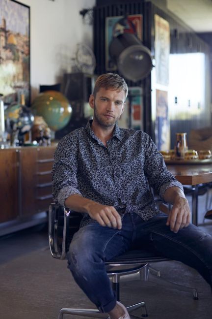 Chemise Fibor à motif fleuri noir et blanc