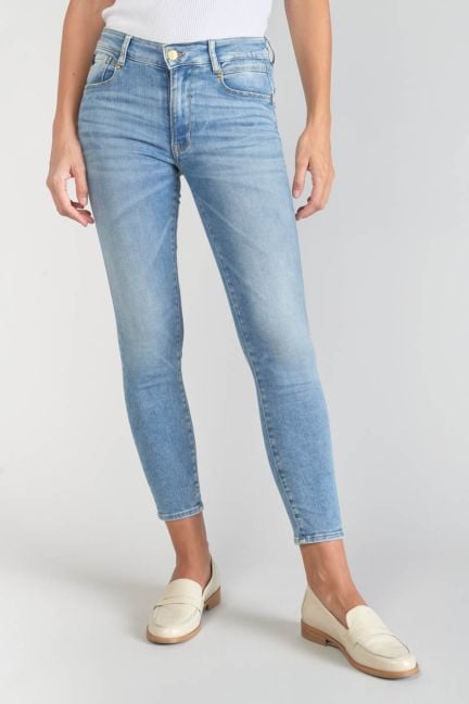 Jeans pulp slim Dari taille haute 7/8ème bleu N°4