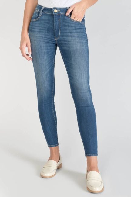 Jeans pulp slim Kirr taille haute 7/8ème bleu N°3