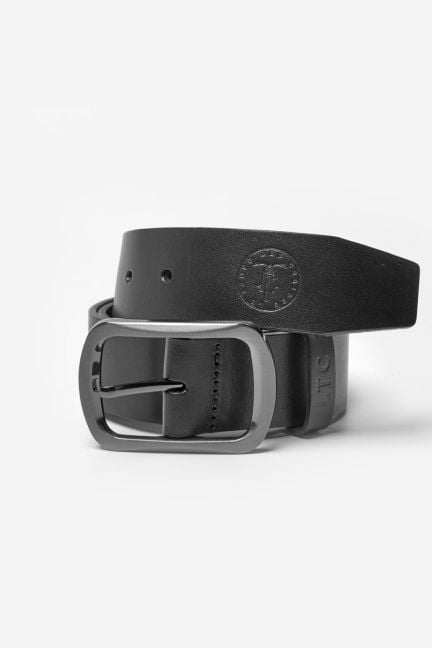 Ceinture Onis en cuir noir