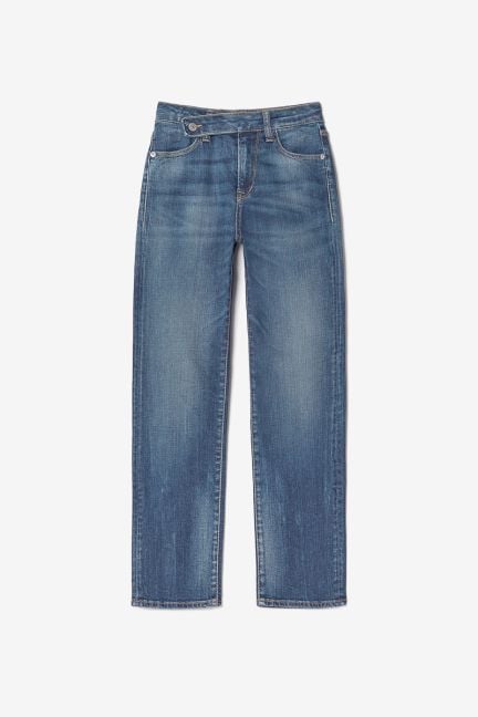 Jeans 400/14 mom Basic taille haute 7/8ème bleu N°2