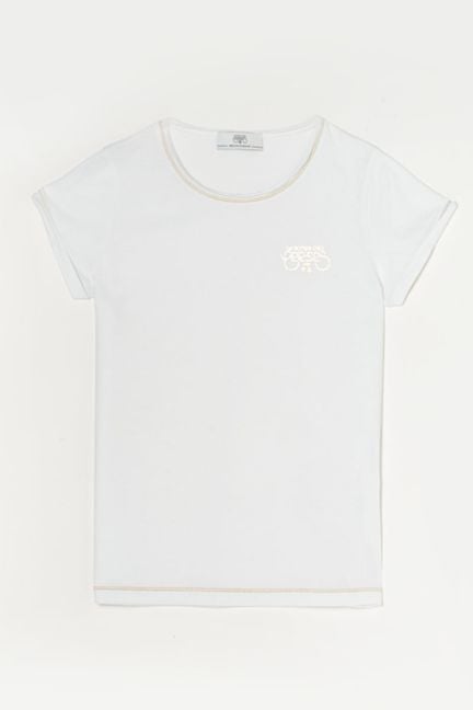 T-shirt Smalltragi blanc