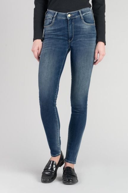 Jeans pulp slim Menars taille haute bleu N°3
