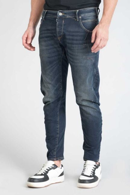 Jeans 900/03 tapered arqué Pasteur destroy bleu-noir N°2