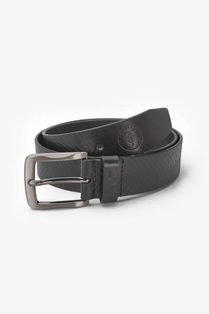 Ceinture Bulis en cuir noir
