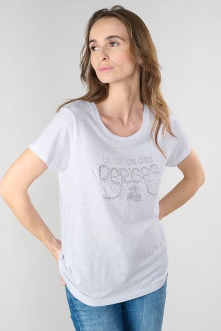 T-shirt Marty blanc imprimé