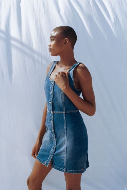 Robe Tirana en jeans bleu