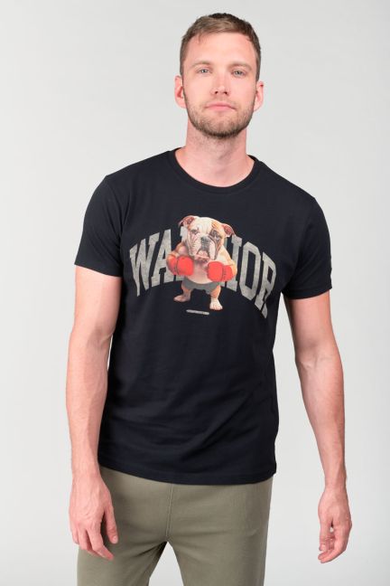 T-shirt Wells noir imprimé
