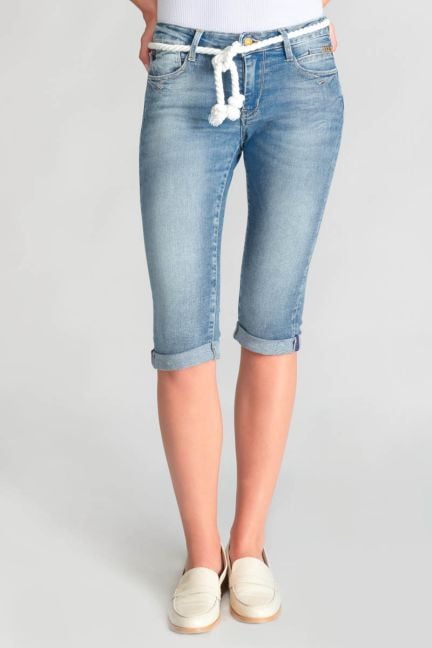 Corsaire Benny en jeans bleu délavé