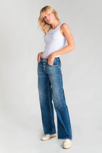 Jeans wide leg Lauryn destroy bleu N°3