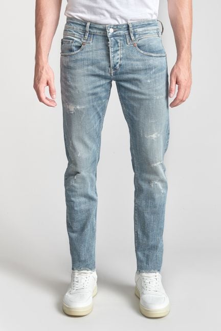 Jeans 700/11 adjusted Lunel destroy bleu N°4