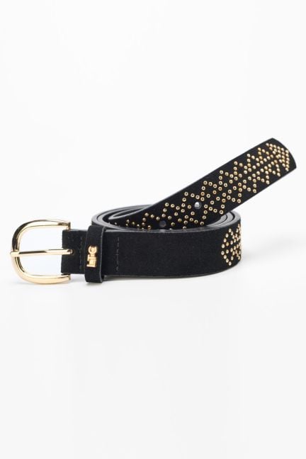 Ceinture Manol noire cloutée