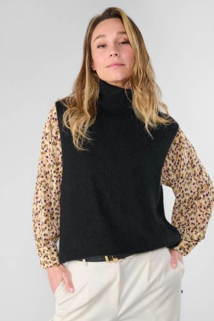 Pull Cleva sans manches noir