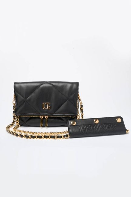 Sac mini à bandoulière Lise noir