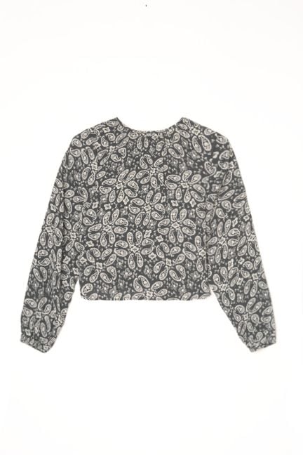 Blouse Pepetgi à motif cachemire