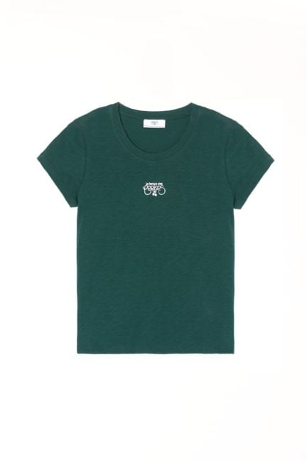 T-shirt Remusgi bleu canard