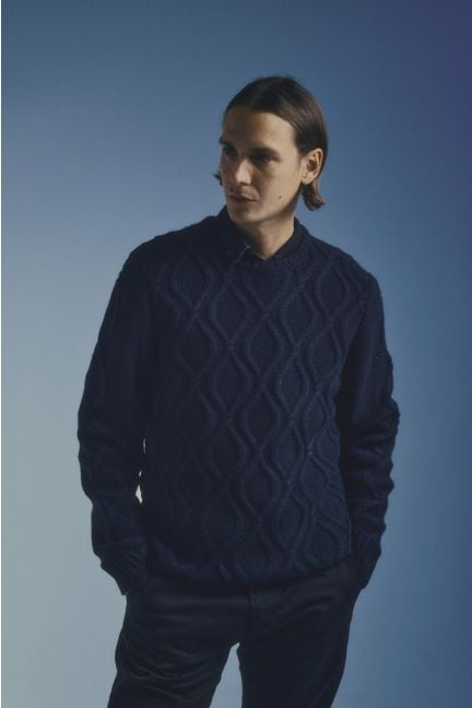 Pull Flesio bleu marine