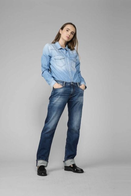 Jeans 200/50 boyfit Nelly 7/8ème bleu N°2