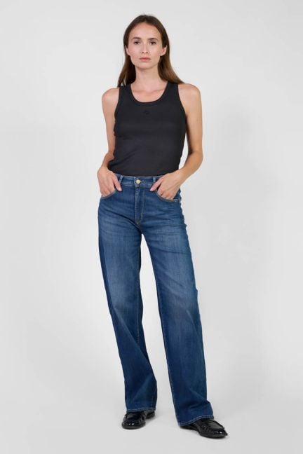 Jeans pulp wide leg Miley taille haute bleu N°2