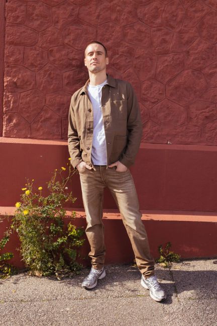 Jeans 700/11 adjusted Basic camel délavé