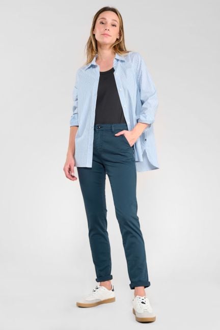 Pantalon chino Dyli6 bleu marine