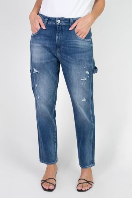 Jeans 400/60 girlfriend Vecta taille haute destroy bleu N°3