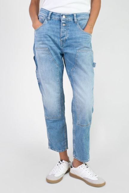 Jeans 400/60 girlfriend Work taille haute bleu N°4