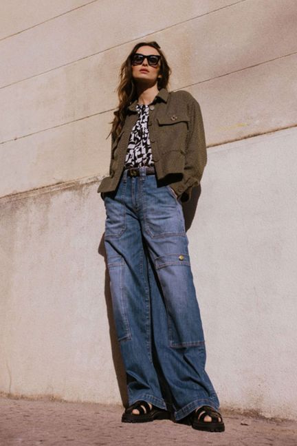 Jeans loose Holly bleu N°3