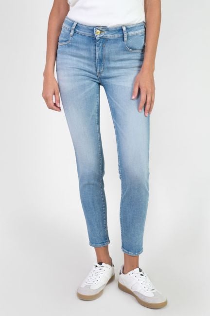 Jeans pulp slim Lonia taille haute 7/8ème bleu N°4