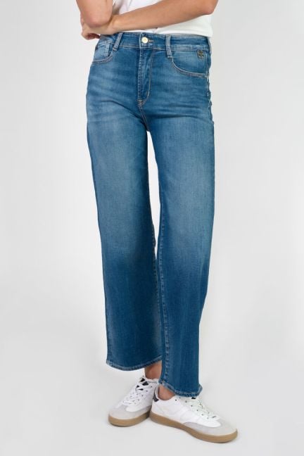 Jeans pulp wide leg Zaho taille haute 7/8ème bleu N°3