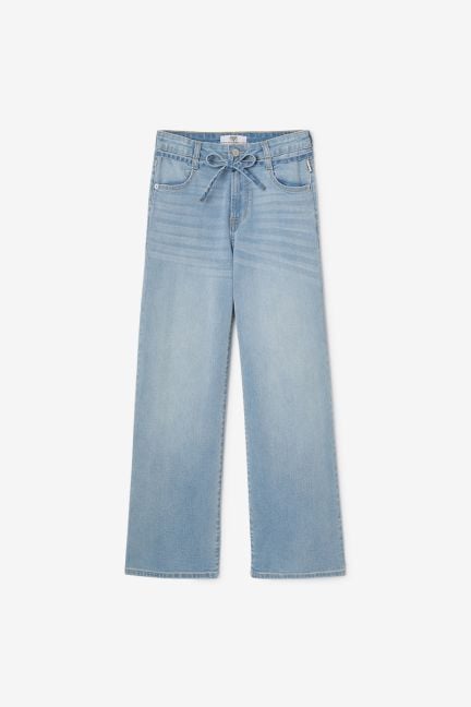 Jeans Alexgi wide leg taille haute bleu N°4