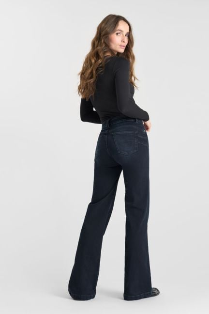 Jeans pulp flare Matti taille haute bleu-noir N°1