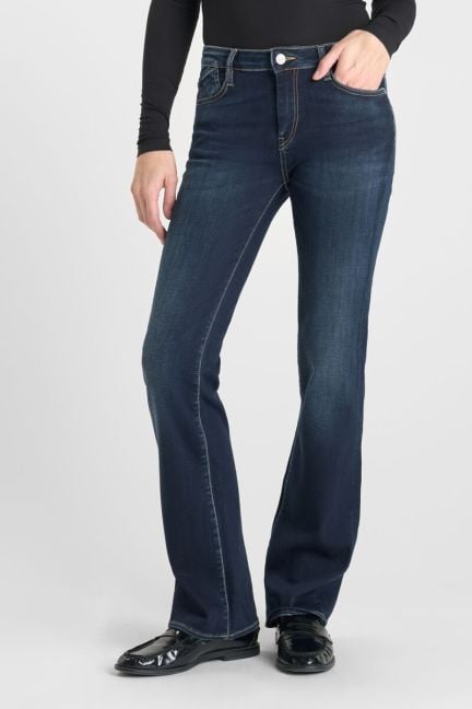 Jeans power bootcut taille haute bleu N°1