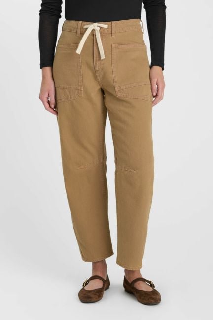 Jeans balloon Madie camel
