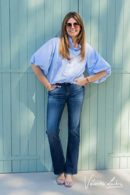 Sophie power bootcut by Véronika Loubry jeans bleu N°2