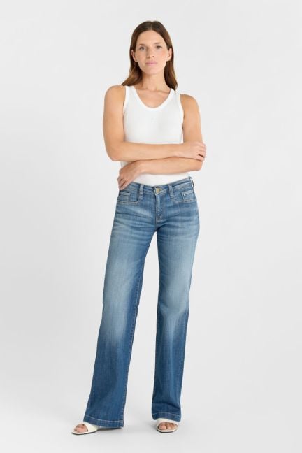 Jeans flare Rosa bleu N°4