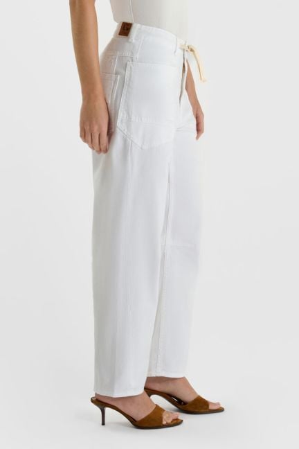 Jeans balloon Madie blanc