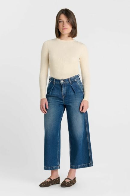 Jeans wide leg Dorla bleu foncé