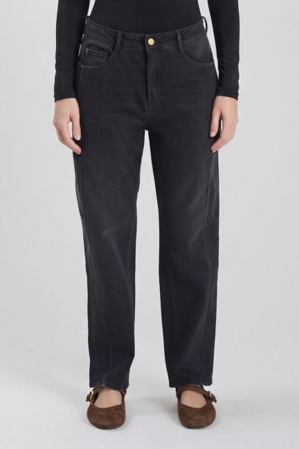 Jeans 400/60 girlfriend Pump noir foncé