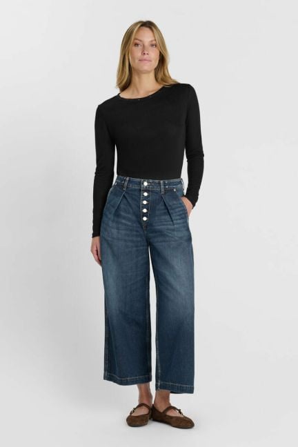 Jeans wide leg Donna bleu N°2