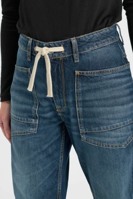 Jeans balloon Madie bleu N°1