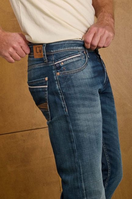 Jeans 700/11 adjusted Cronos bleu-gris foncé